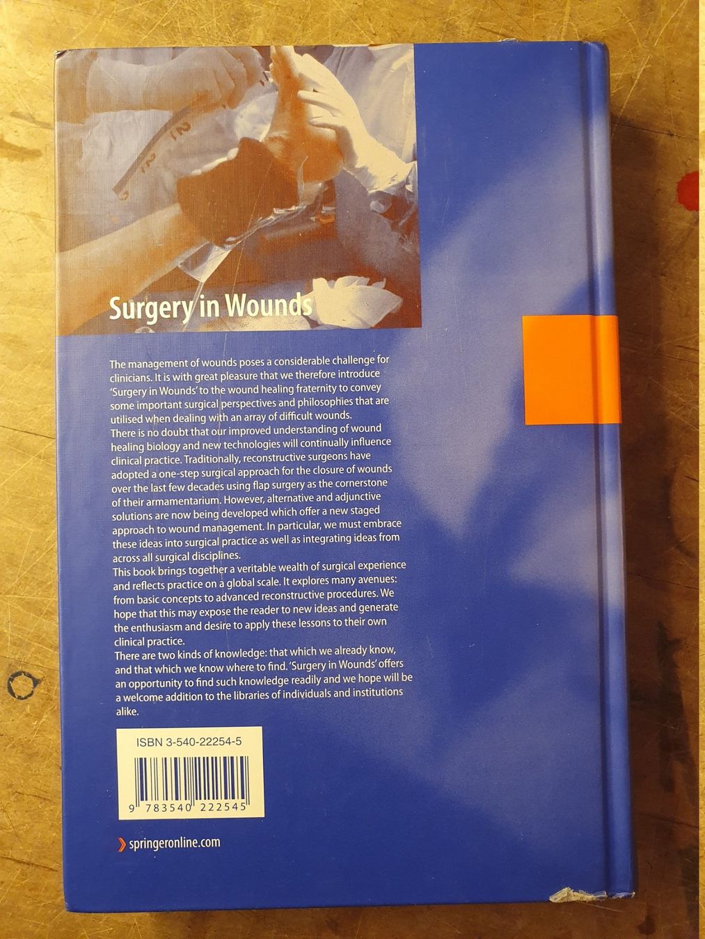 Libri: Surgery In Wounds - Luc Teot – Usato da Zürich venduto da loosebone 9