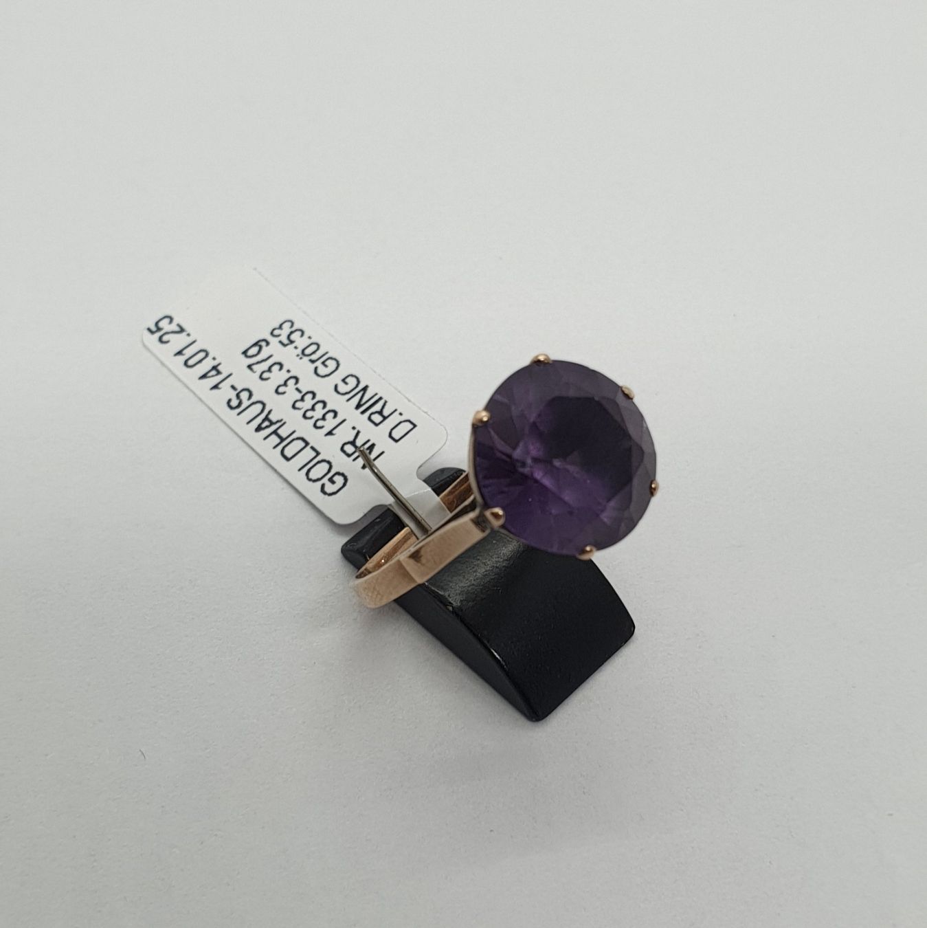 Ringe: Echt 8K Gold - Amethyst Ring – Gebraucht aus Luzern von Luzern-Goldhaus 1