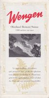 Alter mehrseitiger Tourismusprospekt WENGEN 1944