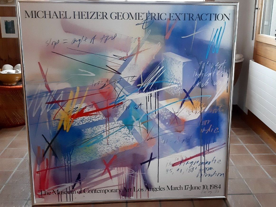 Arts picturaux & lithographies: MICHAEL HEIZER GEOMETRIC EXTRACTION – D'occasion à Tagelswangen par