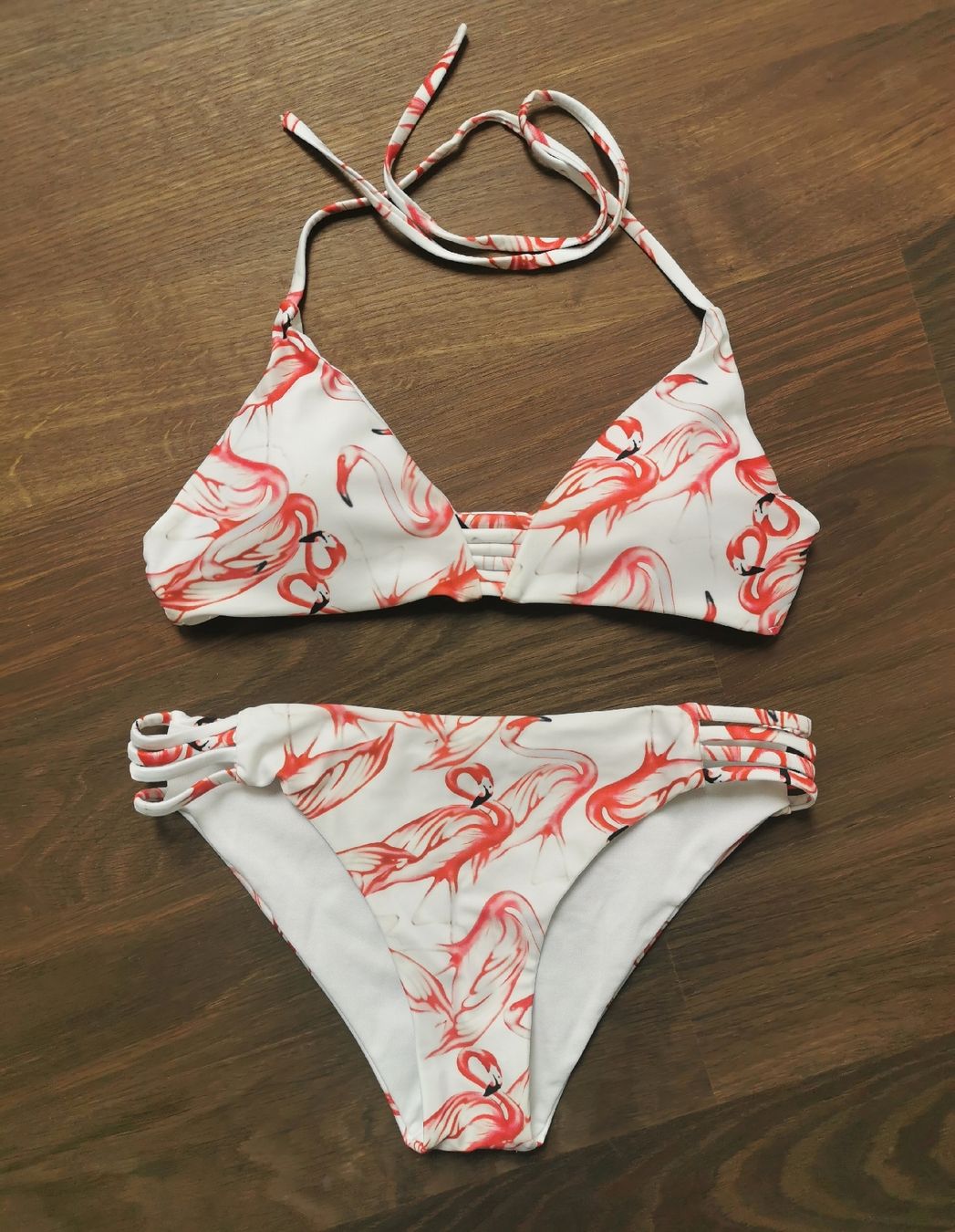 Badekleider & Bikinis: Bikini mit Flamingo Muster, Grösse XS/S – Neu (gemäss Beschreibung) aus Obergerlafingen von Sigus