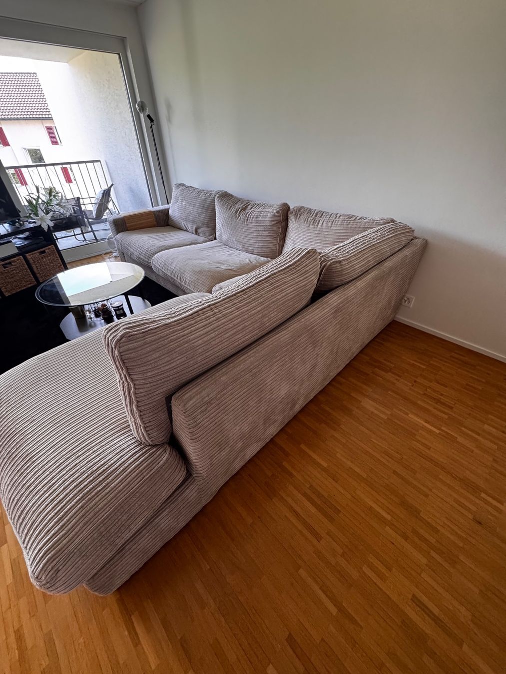 Sofas: Ecksofa Cord beige – Gebraucht aus Rapperswil SG von Joshuabaechle 3