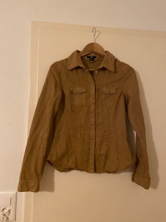 Bluse Lederoptik 38 / M