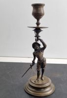 Jugendstil Kerzenständer aus Frankreich Bronze