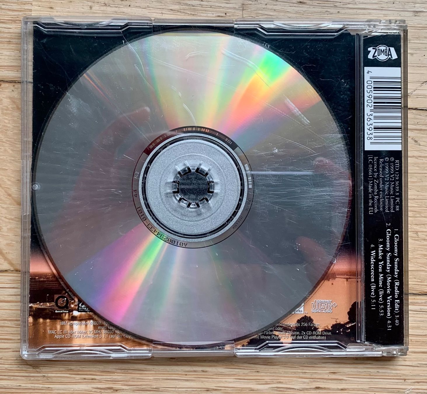 CDs: Heather Nova Gloomy Sunday Maxi – Gebraucht aus Zürich von Fieber 2