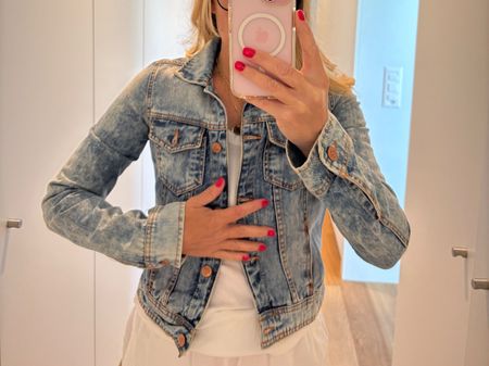 Zara acid washed size medium denim jacket
