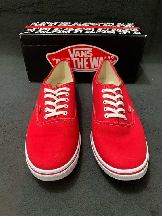 Vans Lo Pro Red White Gr sse EU 41 Kaufen auf Ricardo