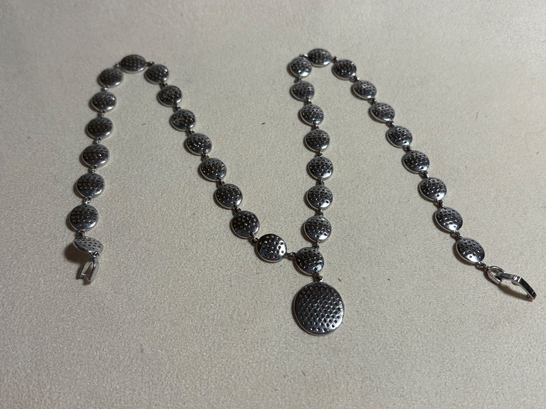 Catenine: Wunderschönes Silbercollier 45 cm lang – Usato da St. Peterzell venduto da verena40 1