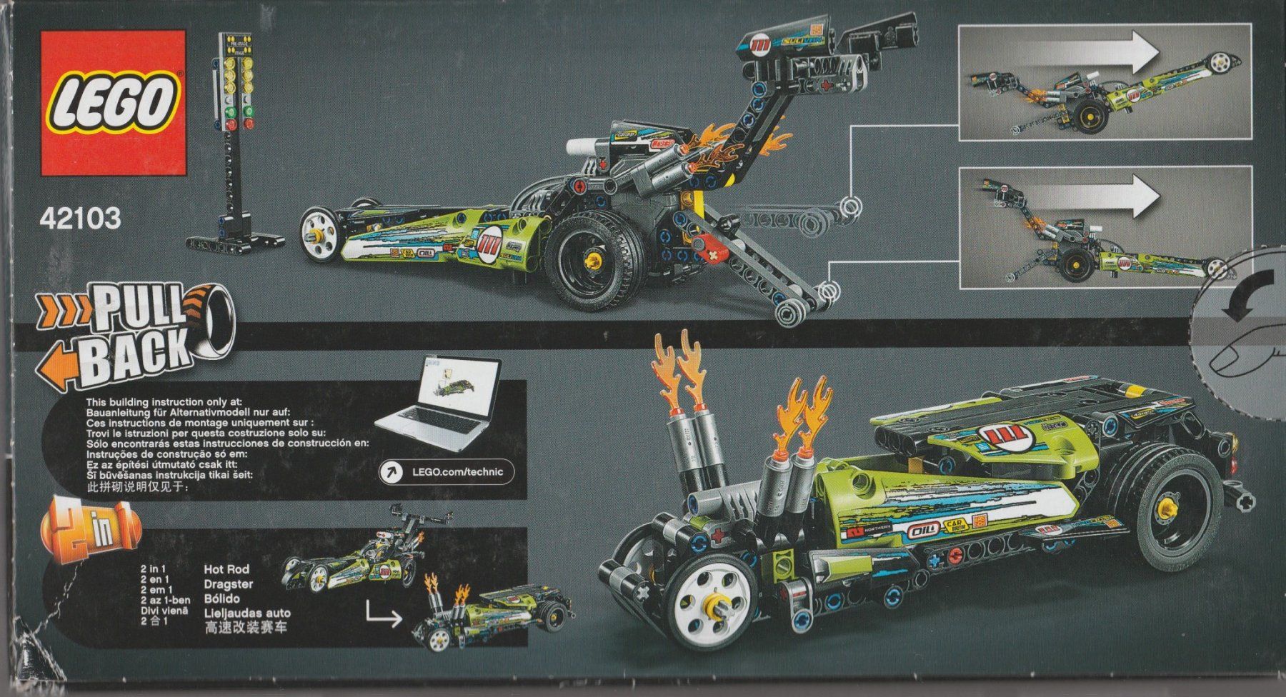 Lego Kit di costruzioni: LEGO TECHNIC 42103 damaged box DRAGSTER new – Nuovo e nell'imballaggio originale da Vezia venduto da Aquarius_Age 1