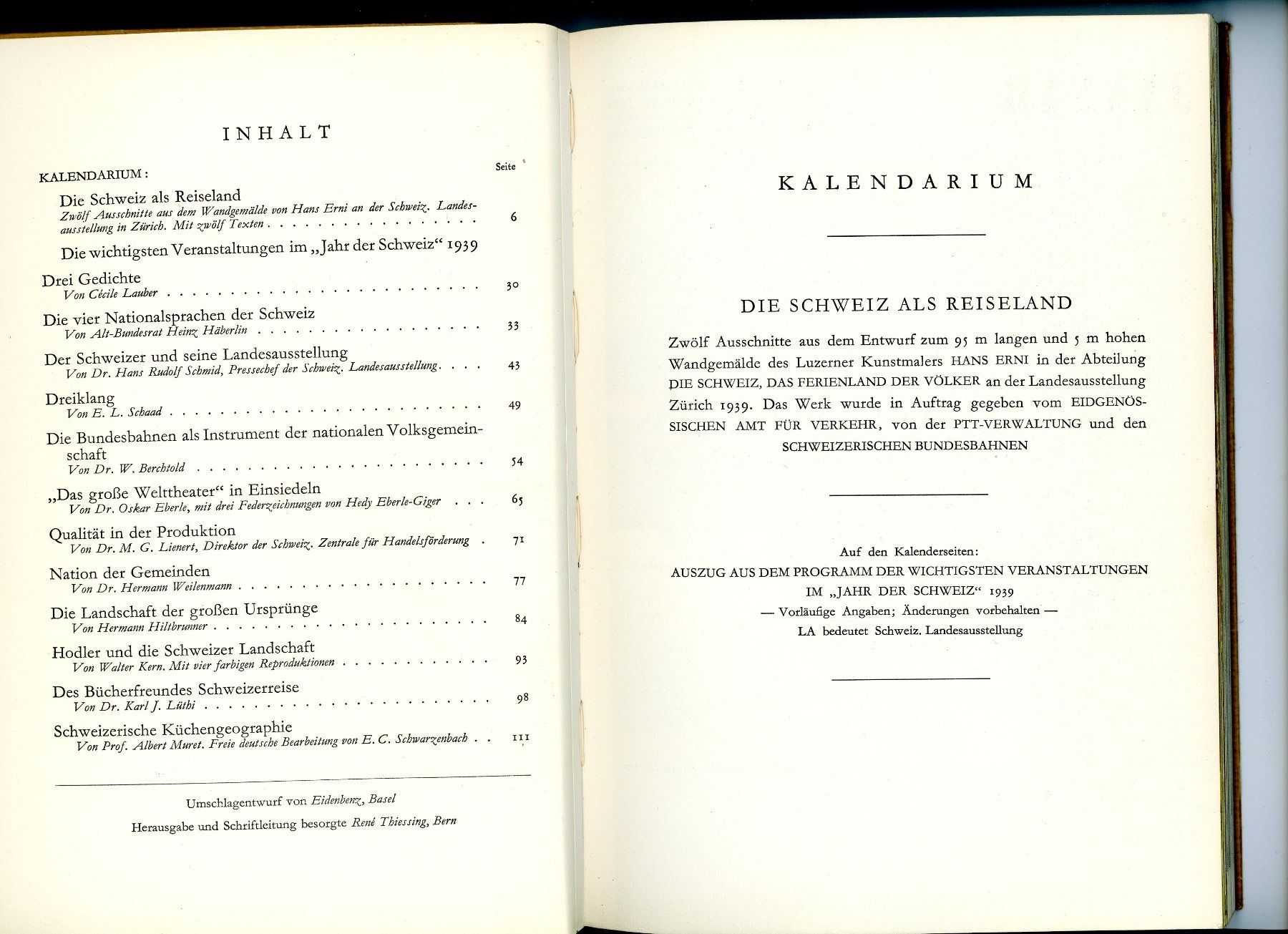 Livres: Schweizer Reise-Almanach 1939 – D'occasion à Einsiedeln par otm_7s5v 2