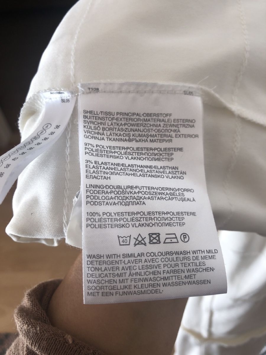 C&A Kleider: Robe blanche élégante à volants - Taille S/M – Neu (gemäss Beschreibung) aus Biel/Bienne von Lianumi 3