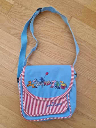 Kinder-Umhängetasche "Lieber Sieben" mit Tiermotiven