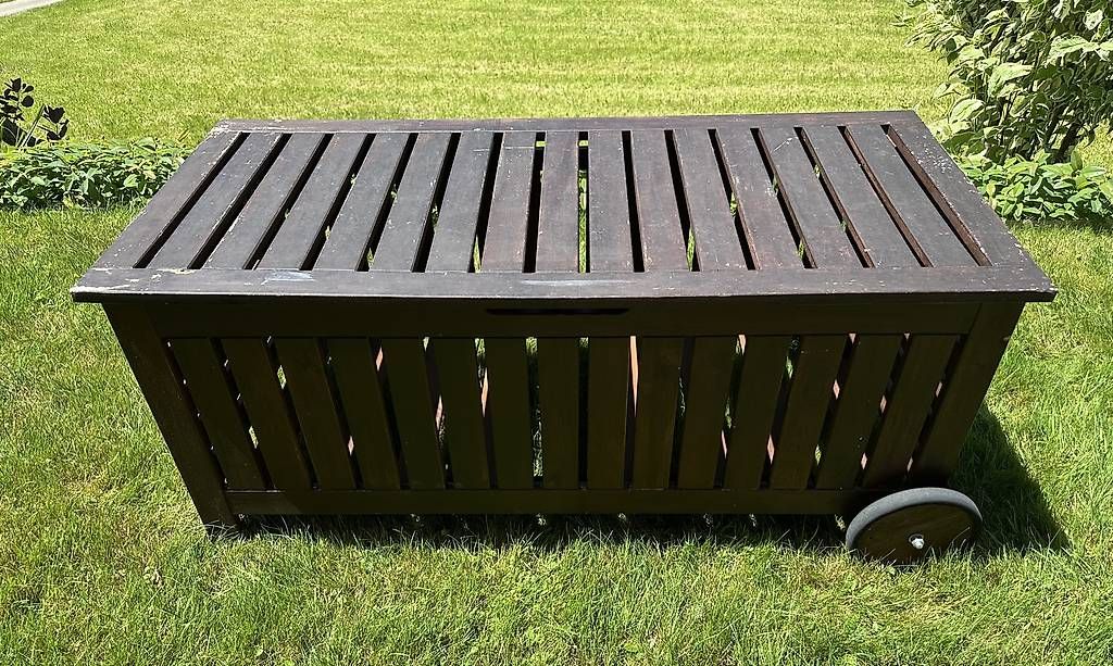 Ikea Applarö Gartenbanktruhe / Gartenbox (Gebraucht) in Adligenswil für CHF 20 – nur Abholung auf Ricardo kaufen