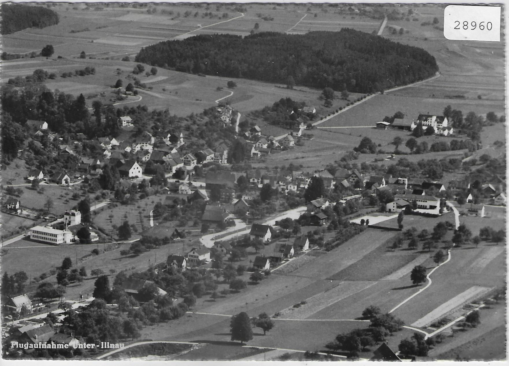 Cartoline postali: Flugaufnahme Unter-Illnau – Usato da Ettingen venduto da Kartenplanet