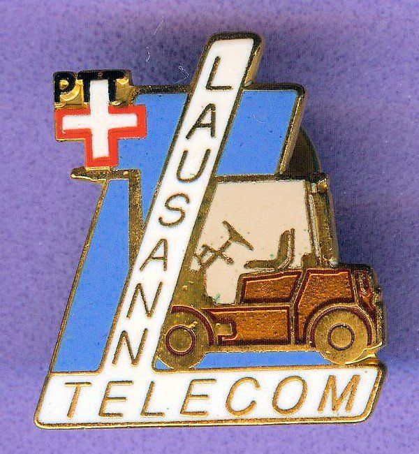 Placchette & Badge: PTT  TELECOM  LAUSANNE – Usato da Winterthur venduto da Sammleroase