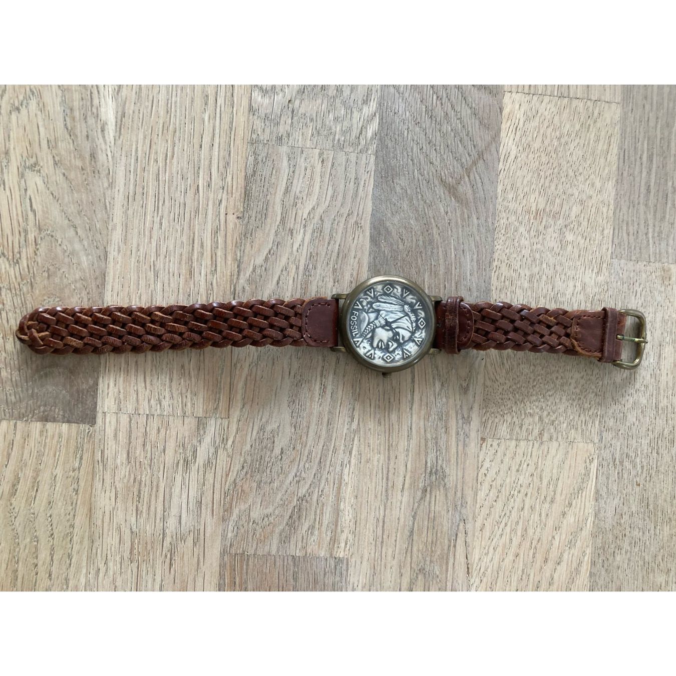 Fossil Orologi: Fossil mit Lederarmband - Vintage Look Top! – Usato da Engelburg venduto da Egowie
