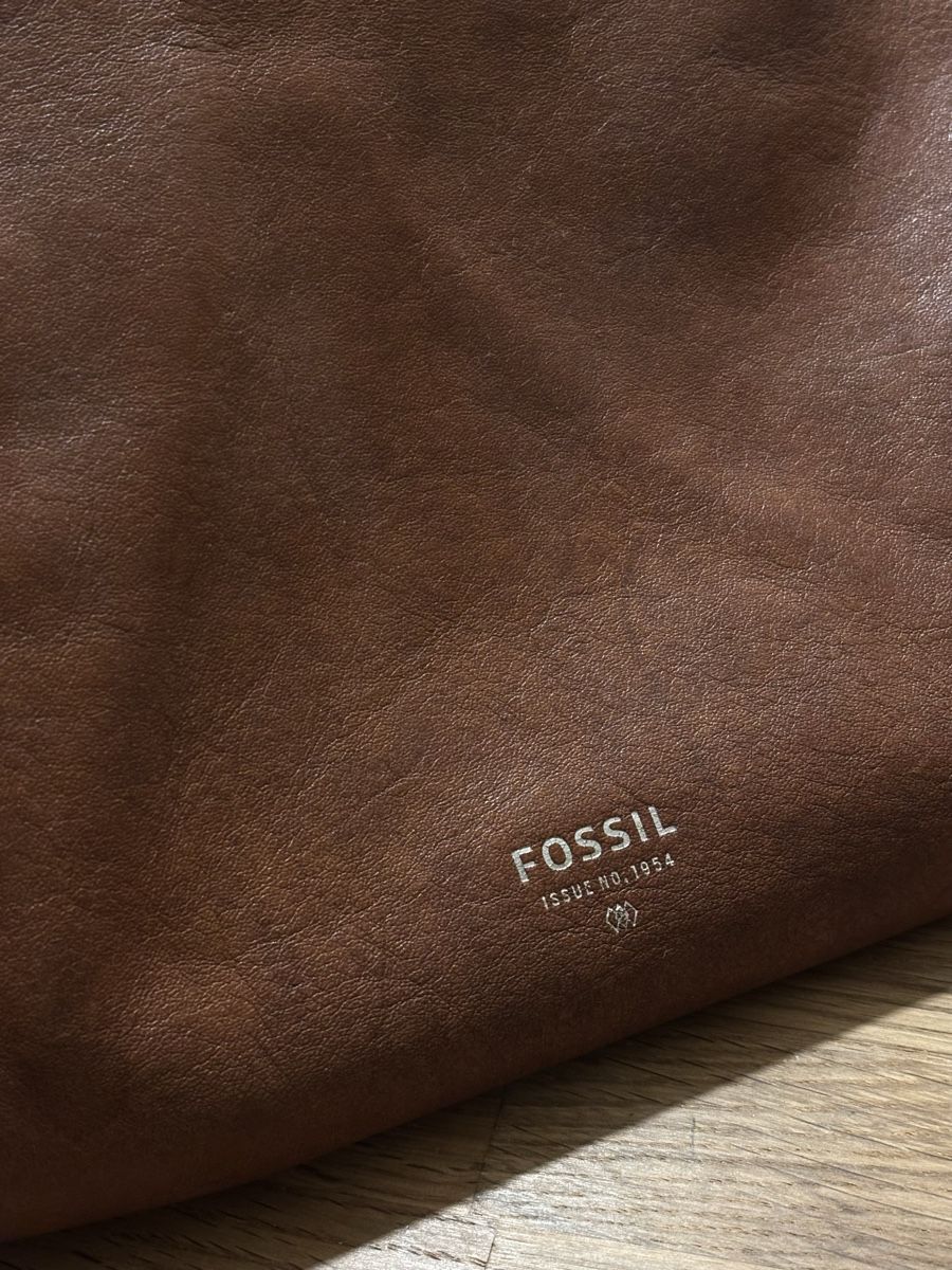 Fossil Borse da donna: Fossil Umhänge-/Schultertasche, Echtleder, Braun – Usato da Zürich venduto da moi_5tvs