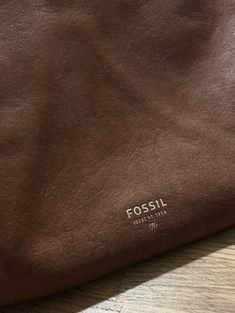 Fossil Umhänge-/Schultertasche, Echtleder, Braun