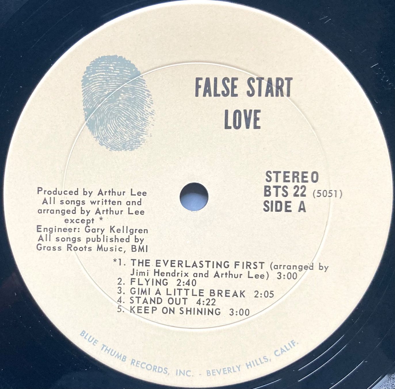 Dischi in vinile: LOVE - FALSE START – Usato da Poliez-Pittet venduto da Newtown-Records 2