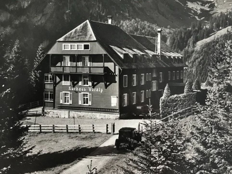 Cartoline postali: Grabs KURHAUS VORALP OLDTIMER 1934 – Usato da Wald ZH venduto da TLILEF 1
