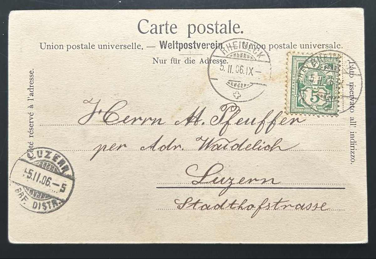 Cartoline postali: Walzenhausen 2-Bildrig  – Usato da Horw venduto da Tellbub 1