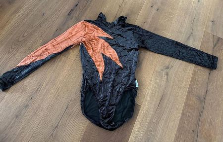 Turndress/Stufenbarren-Dress orange/schwarz