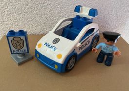 Duplo Polizeiauto mit Polizist / 6 Teile