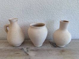Lot de 3 vases neufs à peindre