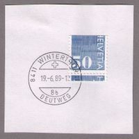 1970/87_485RMx_Rollenmarke_Ziffermarke_AUSGABE 1987 FLUOR! O