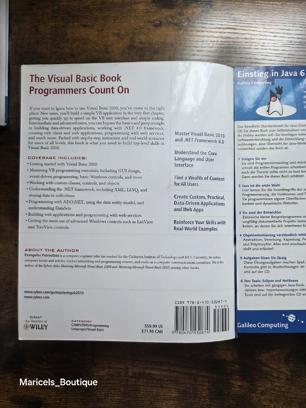 Bücher: Mastering Visual Basic 2010 and Einstieg in Java 6 Books – Gebraucht aus Winterthur von Maricels_Boutique 4