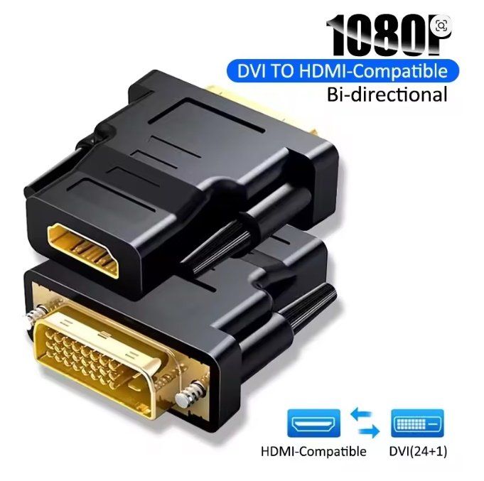 Lecteurs & Adaptateurs: DVI zu HDMI-kompatibler Adapter – Neuf (Voir description) à Nidau par EXP40 1