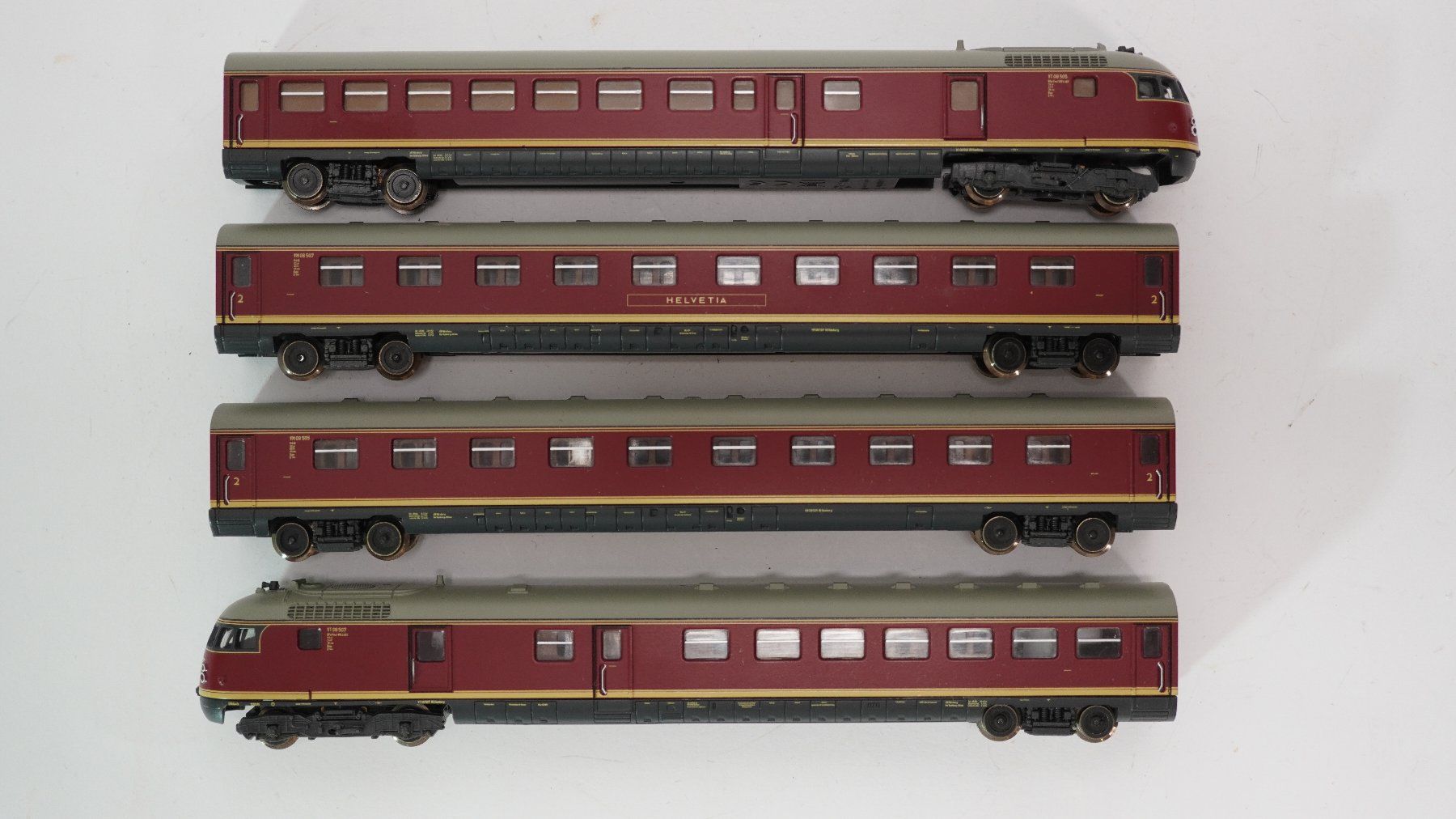 Arnold Modellini di ferrovie: e43 Arnold DB WM 09505 Triebzug 4-teilig – Usato da Thun venduto da evinka_gmbh 2
