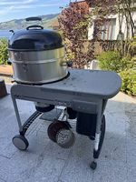 Weber Performance Holzkohlengrill mit Räucheraufsatz