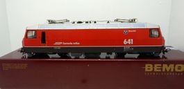 Hom -  Bemo - RhB  - Loc Ge 4/4 III 641  Maienfeld - OVP