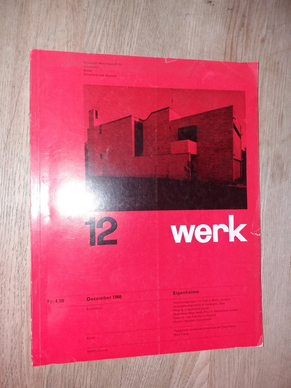 Libri: 12 WERK Eigenheime Architektur – Usato da Welschenrohr venduto da Regool 1