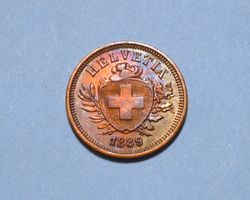 1 Rappen 1889
