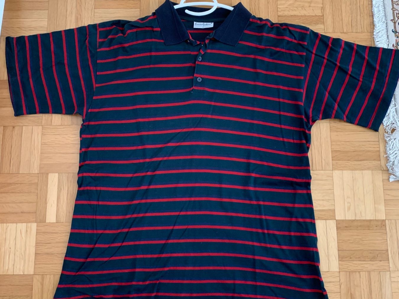Magliette Polo: Polohemd gestreift dunkelblau rot – Usato da Wettswil venduto da cipollina71