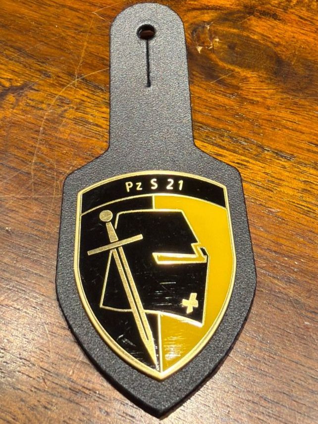 Schweizer Armee Placchette & Badge: Schulabzeichen Badge CH-Armee Pz S 21 – Nuovo e nell'imballaggio originale da Igis venduto da Thepossum
