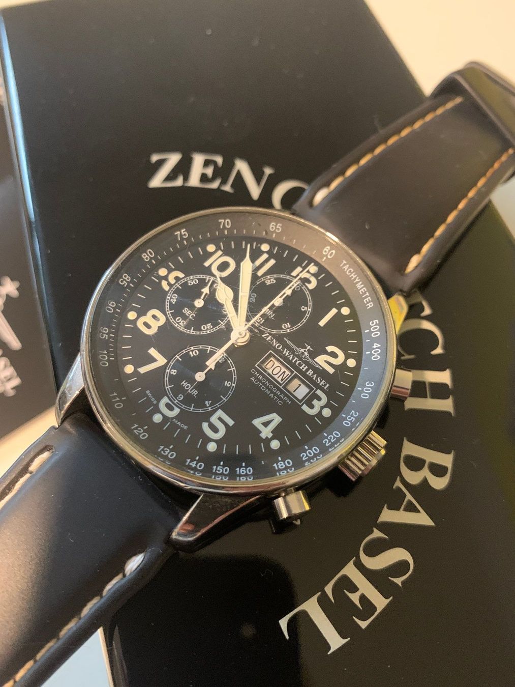 Zeno Orologi: Zeno-Watch X-Large Pilot Chronograph – Usato da Wängi venduto da Guni70 4