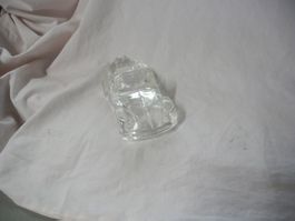 VW KÄFER  CABRIOLET COCCINELLE  AUS GLAS  15.5 CM SEHR GUT