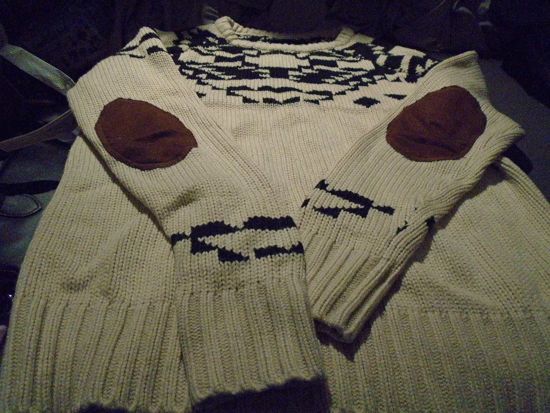 Pullover & Sweatshirts: Pullover Grösse M, Clockhouse, hellbraun/schwarzes Muster – Gebraucht aus Zürich von abraxas1291