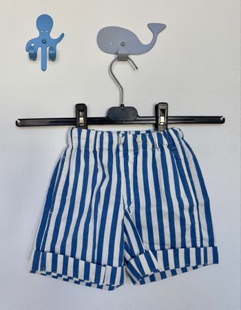 Zara Shorts blau weiss gestreift 104 110 kurze Hose 