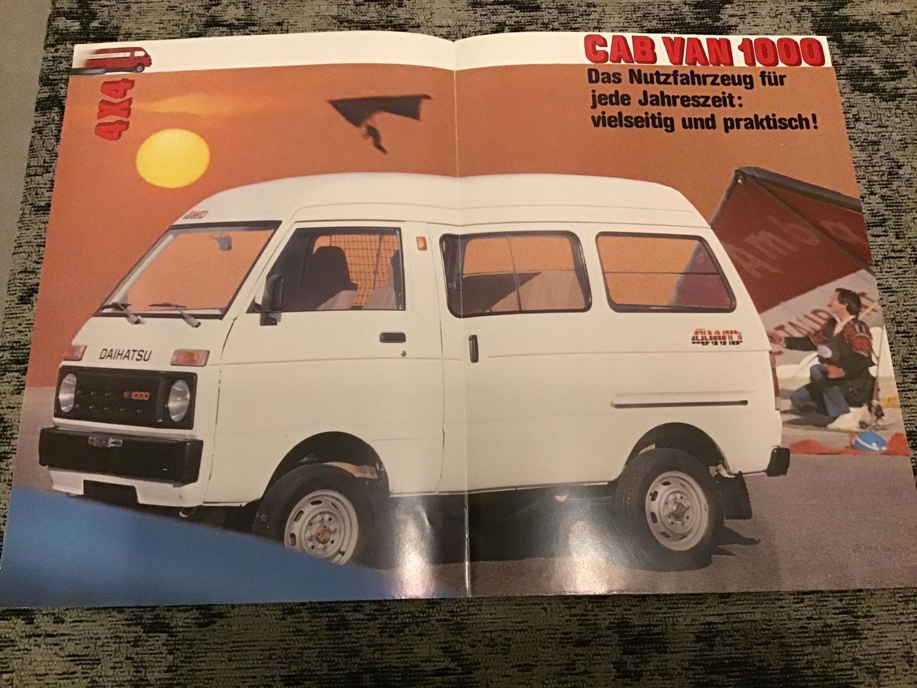 Documenti: Daihatsu Cab Van 1000 Posterprospekt – Usato da Scherzingen venduto da Starseller62 1