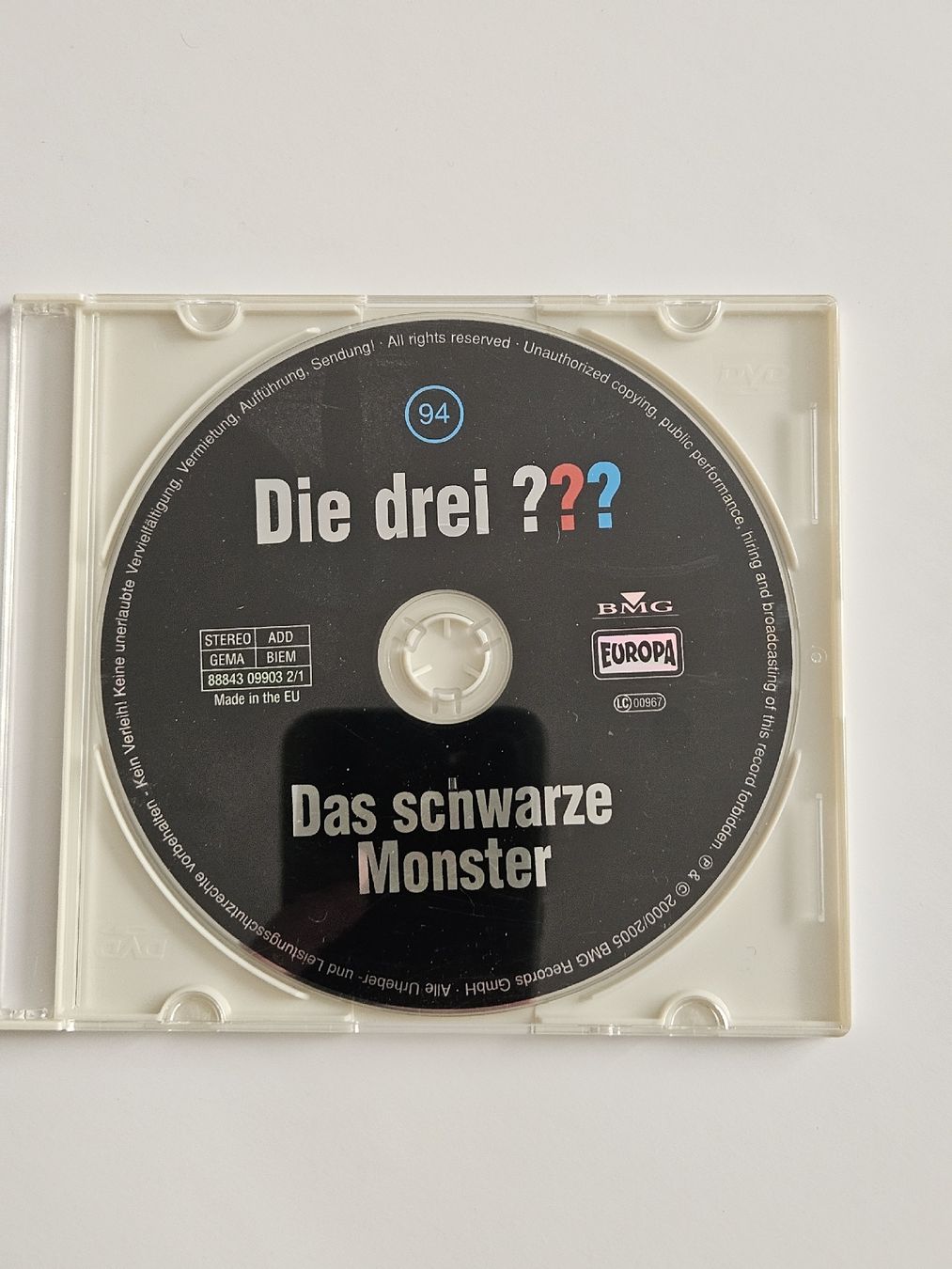CD: Die drei ??? Das schwarze Monster, Hörspiel CD – Usato da Oberdorf BL venduto da BaldenEagle