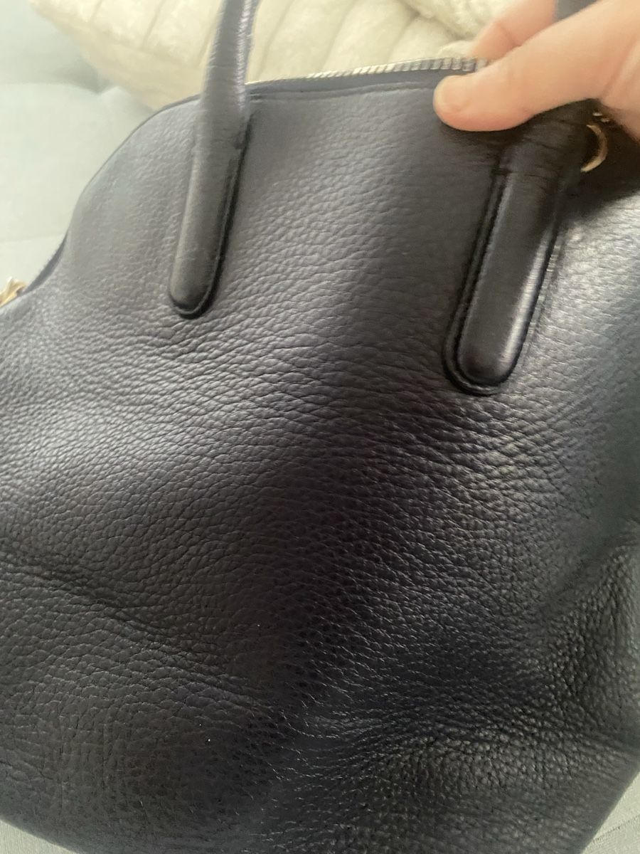 Max Mara Borse da donna: Max Mara sac à main cuir bleu marine – Usato da Brügg BE venduto da nou_8ht9 7