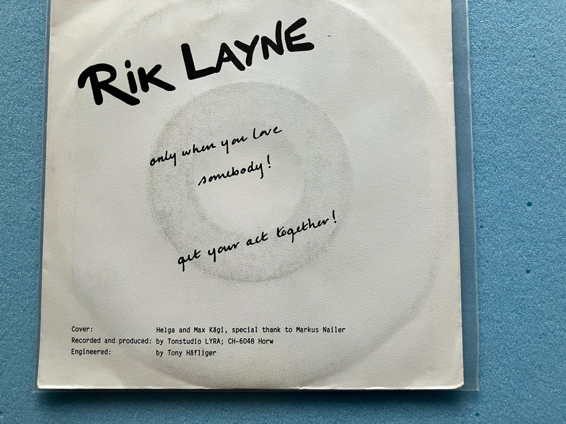 Dischi in vinile: Rik Layne – Usato da Aarwangen venduto da Jukebox3 2