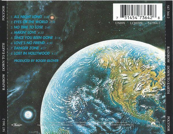 CDs: Rainbow – Down To Earth - b – Gebraucht aus Brittnau von Zibu 1