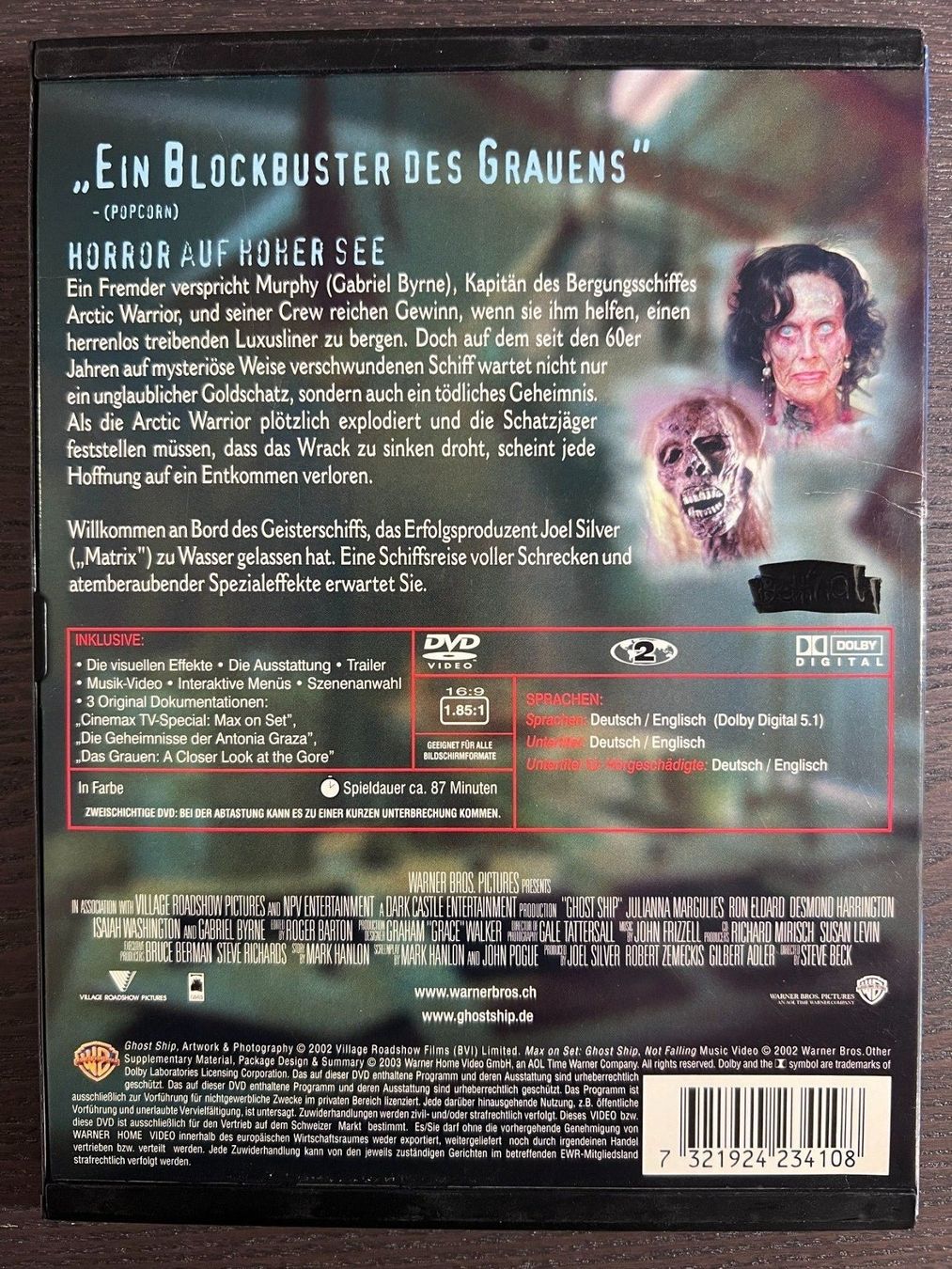 Tutti i DVDs: Ghost Ship – Usato da Zürich venduto da FilmFreunde 1