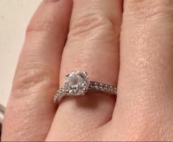 Silber Swarovski Ring