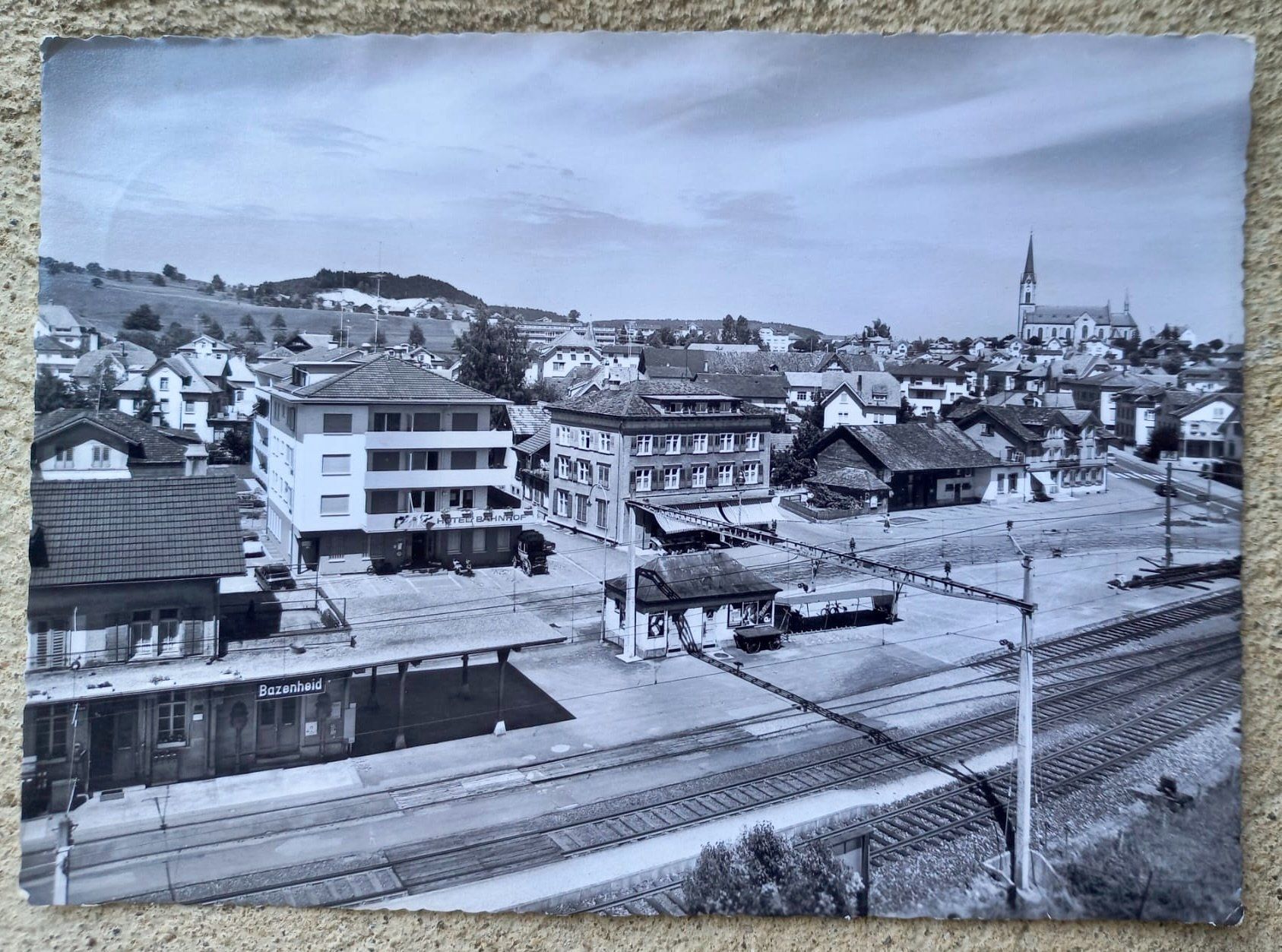 Ansichtskarten: AK Bazenheid Bahnhof 1969 – Gebraucht aus Burgdorf von glasrabe01
